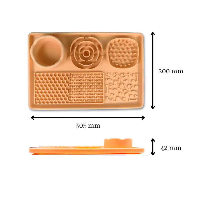 Large Silicone Slow Feeder Mat