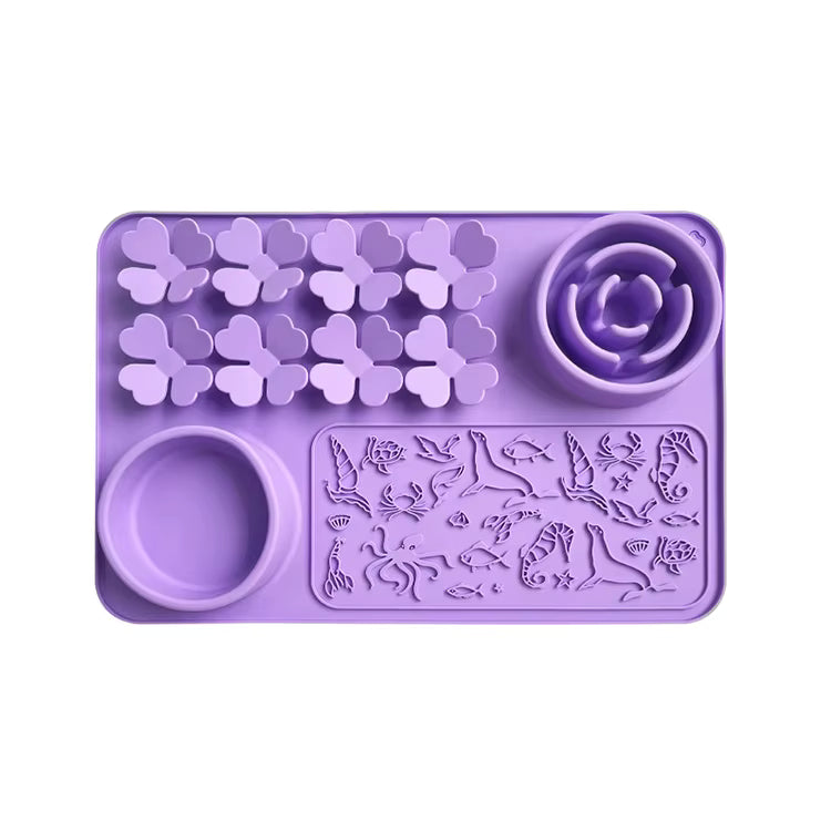 Premium All-in-One Silicone Lick & Feed Mat