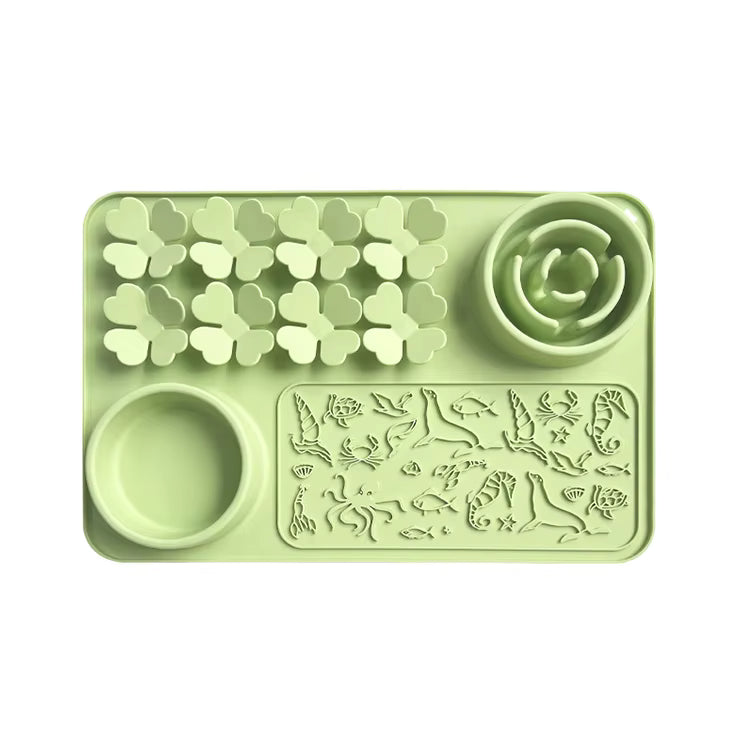 Premium All-in-One Silicone Lick & Feed Mat